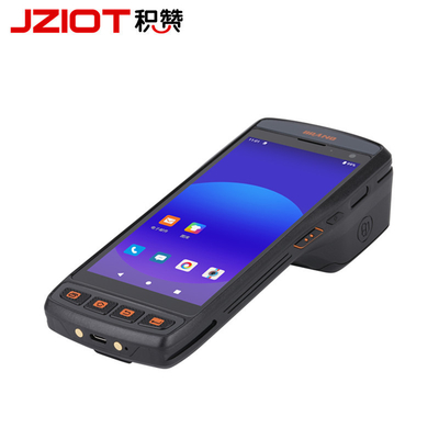 JZIOT SDK Equipped Wireless Portable Laser 1D 2D Handheld Android NFC Barcode PDA Scanner With Printer