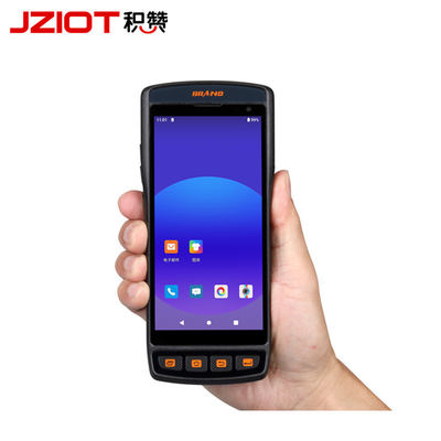 Rugged Style 5.5-Inch Android 11 Handheld Computer Pda Industrial Scanner With Printer NFC