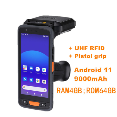 Rugged Handheld 134.2khz LF RFID Reader PDA For Long Range Livestock Management RFID Ear Tags