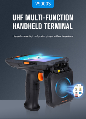 Factory directly supply UHF 860-960MHz Black ABS Reader RFID system handheld PDA for Inventory management