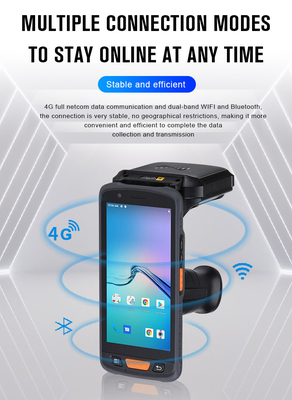 Custom Factory Android 11 4g Rfid Waterproof Mobile Data Terminal Industrial Handheld Rugged Pdas
