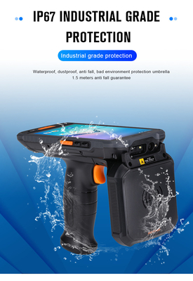 2025 Android Barcode Scanner 9000mAh Handheld Rugged Android 11 PDA 4G Wi-Fi Data RFID Inventory 1D/2D/QR Inventory Scanner