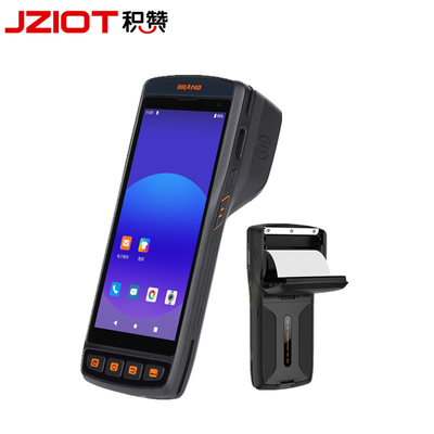 4G LTE IP65 PDA Terminal 3+32GB 5.5 Inch Android 11 Handheld Barcode Scanner Rugged Data Collection PDA with Printer in Stock