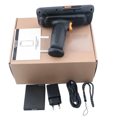 Handheld Android Rfid Reader 1d 2d Barcode Scanner and Screen Reader With Usb Android 11 Operating System 5.5 Inch Screen Size